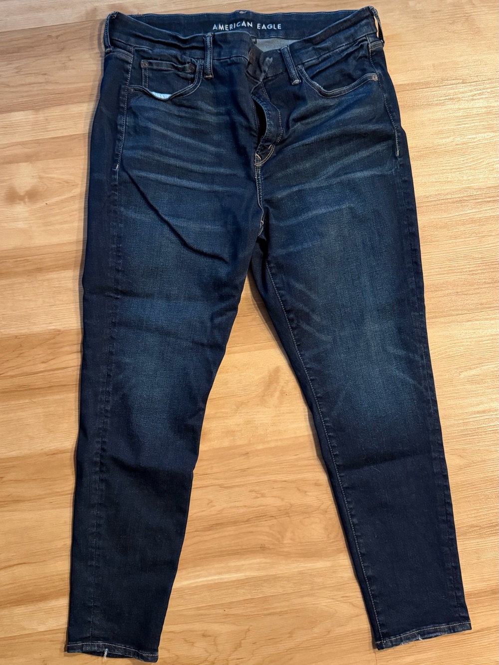 American Eagle Outfitters Women's Dark Indigo Skinny Jeans